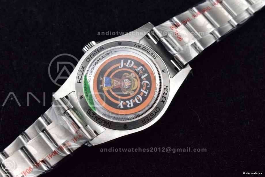 904L Edition WeatherProof JDF Steel Who 1:1 Milgauss on Best VR Cares Bracelet SS 910 0406